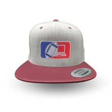 Lade das Bild in den Galerie-Viewer, Fantasy Football Cap Grau Bordeaux