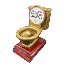 Lade das Bild in den Galerie-Viewer, Fantasy Football Loser Trophy Toilette