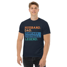 Lade das Bild in den Galerie-Viewer, T-Shirt "Husband.Dad.Fantasy Football Legend.