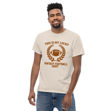 Lade das Bild in den Galerie-Viewer, T-Shirt &quot;This is my lucky Fantasy Football Shirt&quot;
